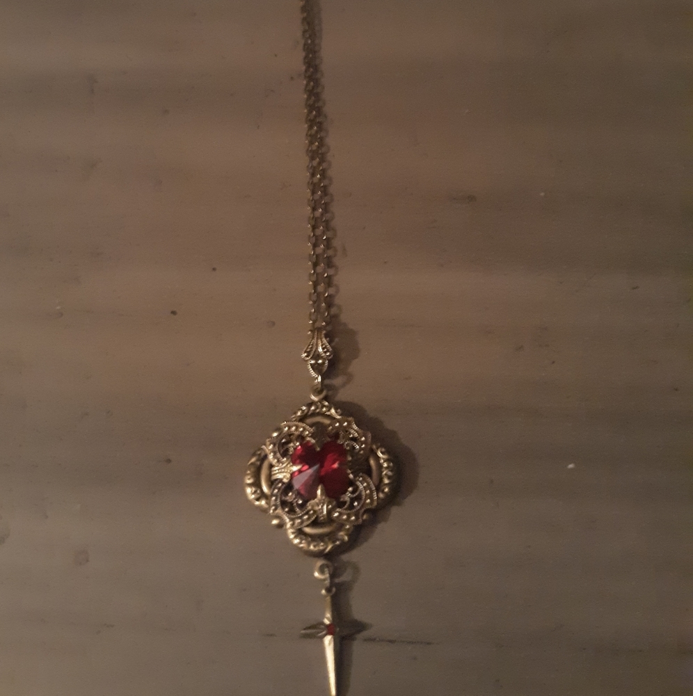 Victorian synthetic Ruby necklace.